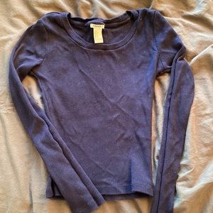 90’s cropped long sleeve shirt